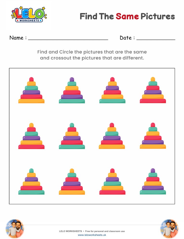 Find the same Pyramids Worksheet worksheet preview